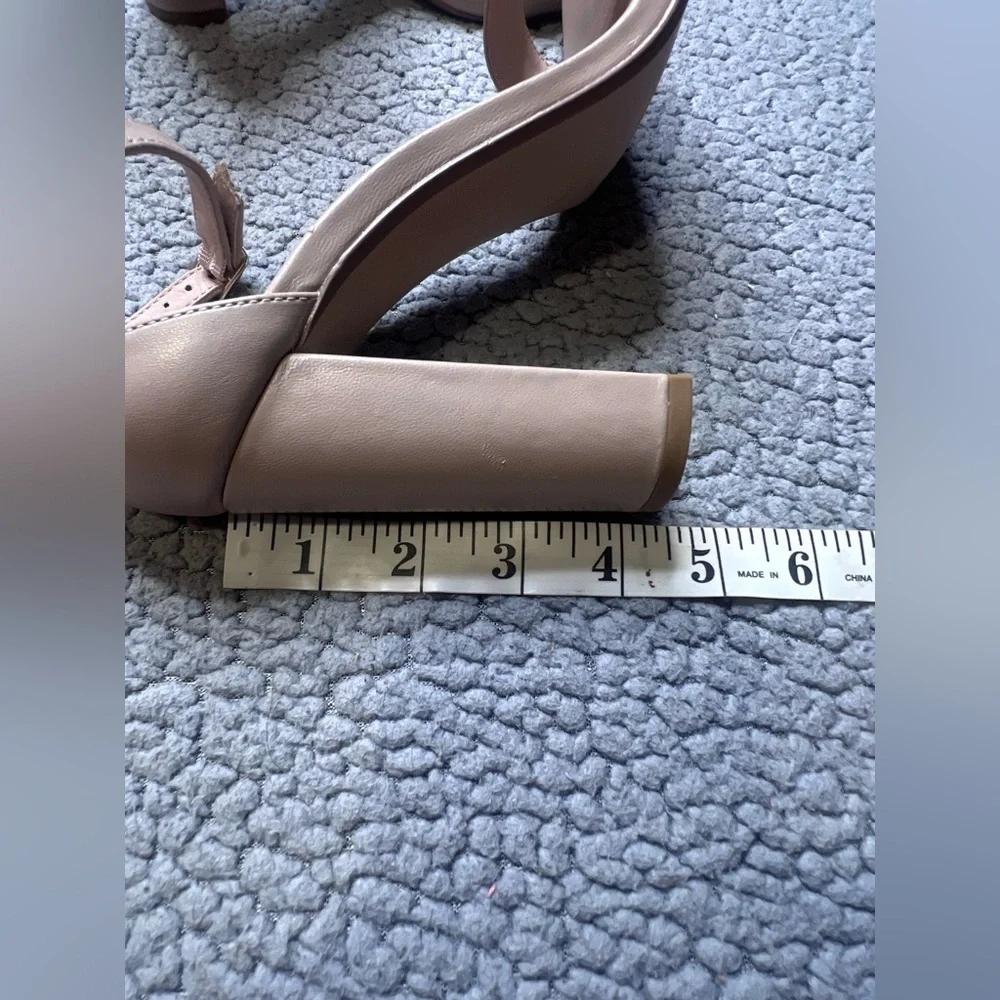 Steve Madden Carrson Blush Leather Heels Womens Size 8M - Picture 7 of 7